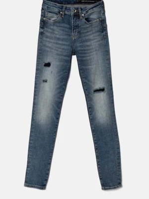 Armani Exchange jeansy niebieski