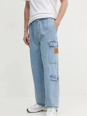 Armani Exchange jeansy bawełniane niebieski