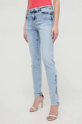 Armani Exchange jeansy damskie kolor niebieski 3DYJ69 Y36DZ