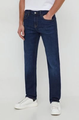 Armani Exchange jeansy męskie kolor granatowy 8NZJ13 Z2SHZ NOS
