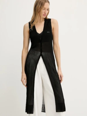 Armani Exchange kamizelka damski kolor czarny lekki XW000594 AF12785