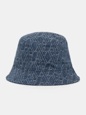 Armani Exchange kapelusz jeansowy kolor granatowy XW000892 AF13469