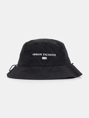 Armani Exchange kapelusz kolor czarny XM001515 AF15605