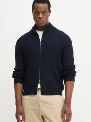 Armani Exchange kardigan z domieszką wełny męski kolor granatowy XM000912 AF10348