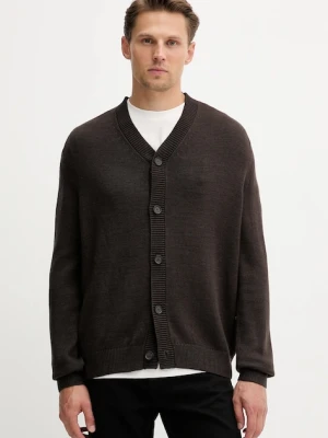 Armani Exchange kardigan z domieszką wełny męski kolor zielony XM001914 AF14008