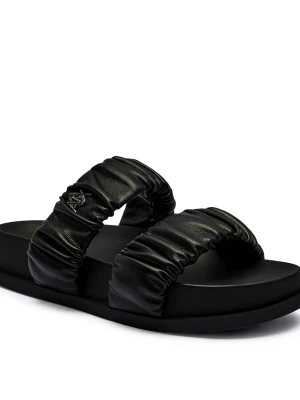 Armani Exchange Klapki czarny
