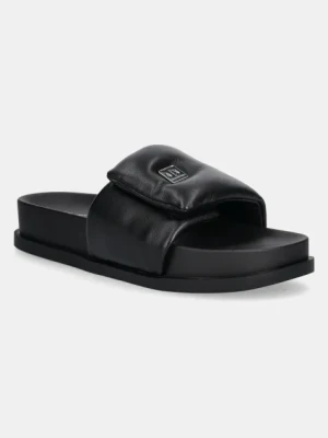 Armani Exchange klapki damskie kolor czarny XDP061 XV926 00002