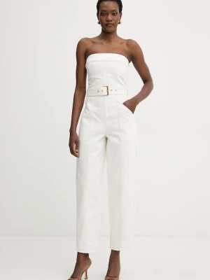 Armani Exchange kombinezon bez ramiączek damski jeansowy