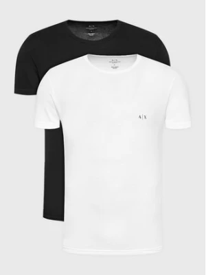 Armani Exchange Komplet 2 t-shirtów 956005 CC282 42520 Kolorowy Slim Fit