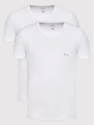 Armani Exchange Komplet t-shirtów 956004 CC282 04710 Biały Regular Fit