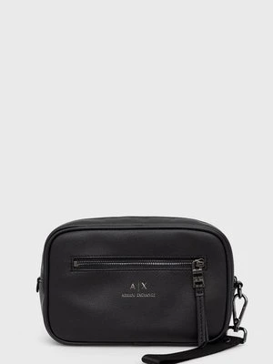 Armani Exchange kosmetyczka kolor czarny 958446 CC830