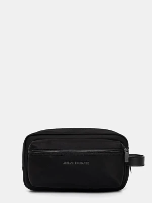 Armani Exchange kosmetyczka kolor czarny XM001654 AF17304