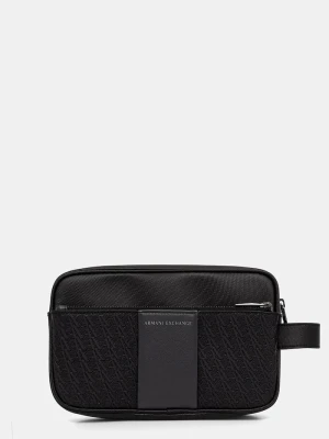 Armani Exchange kosmetyczka męska czarny