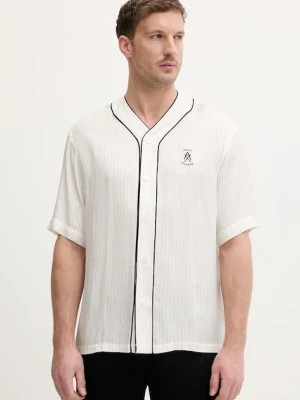 Armani Exchange koszula beżowy