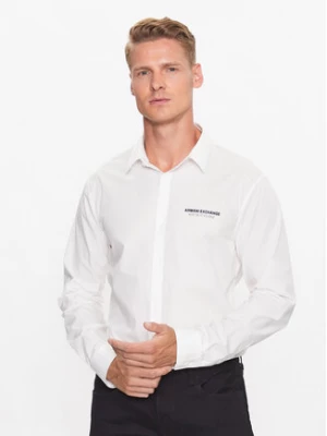 Armani Exchange Koszula 6RZC03 ZNXLZ 1116 Biały Regular Fit