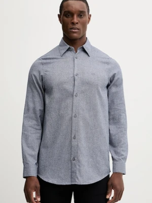 Armani Exchange koszula bawełniana męska kolor niebieski regular z kołnierzykiem klasycznym XM001147 AF16610