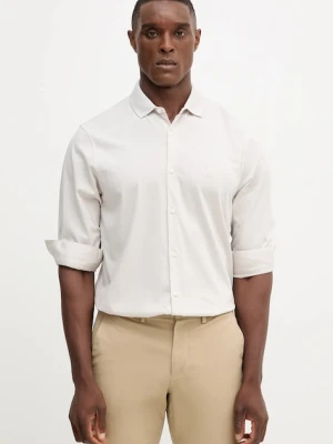 Armani Exchange koszula bawełniana męska kolor szary regular z kołnierzykiem klasycznym XM001370 AF10364