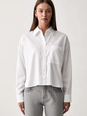 Armani Exchange koszula damska bawełniana biały
