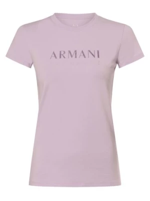Armani Exchange Koszula damska Kobiety Bawełna lila jednolity,