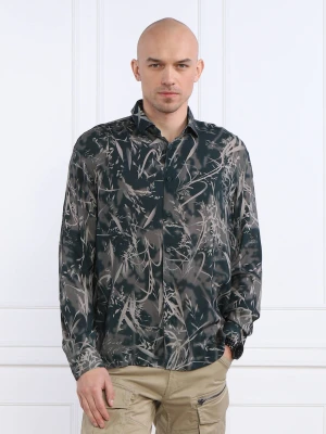 Armani Exchange Koszula | Loose fit zielony