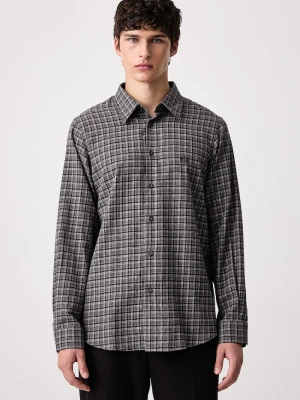 Armani Exchange koszula męska bawełniana szary