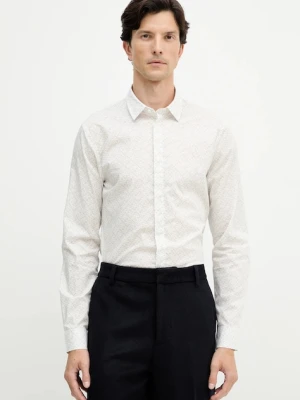 Armani Exchange koszula męska kolor biały slim z kołnierzykiem klasycznym XM000625 AF13184