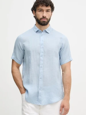 Armani Exchange koszula męska lniana