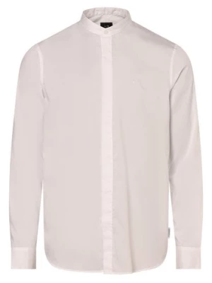 Armani Exchange Koszula męska Mężczyźni Regular Fit biały jednolity,