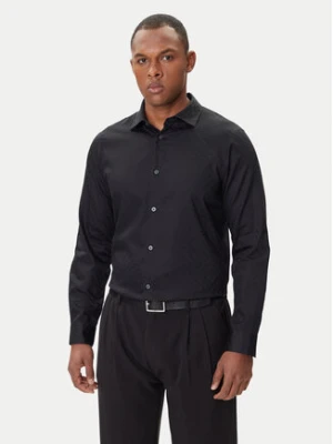 Armani Exchange Koszula XM001142 AF13131 FC022 Czarny Regular Fit