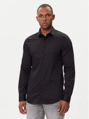 Armani Exchange Koszula XM001867 AF10192 UC001 Czarny Slim Fit