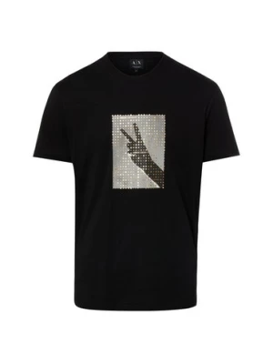 Zdjęcie produktu Armani Exchange Koszulka Mężczyźni Bawełna czarny|złoty