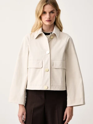 Armani Exchange kurtka 3w1 damska beżowy