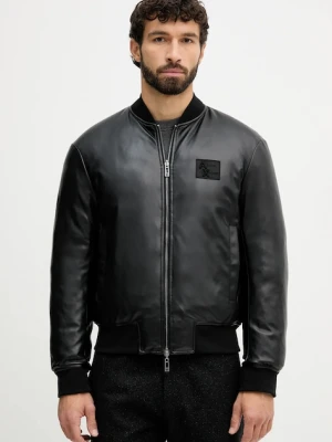 Armani Exchange kurtka bomber dwustronna kolor czarny zimowa oversize XM001104 AF16647