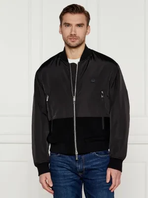 Armani Exchange Kurtka bomber | Regular Fit | z dodatkiem wełny