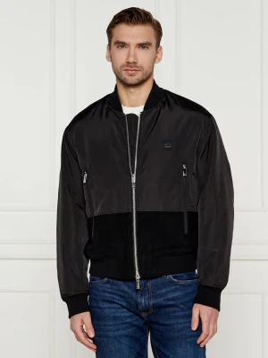 Armani Exchange Kurtka bomber | Regular Fit | z dodatkiem wełny