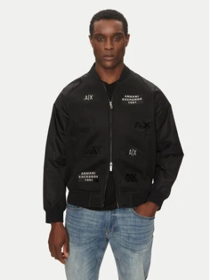 Armani Exchange Kurtka bomber XM000388 AF13130 UC001 Czarny Regular Fit