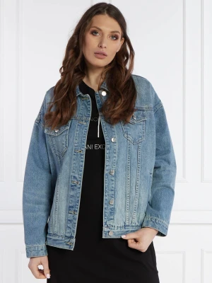 Armani Exchange Kurtka jeansowa | Regular Fit niebieski