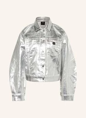 Armani Exchange Kurtka Jeansowa silber