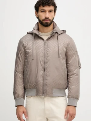 Armani Exchange kurtka kolor brązowy przejściowa XM001088 AF16592