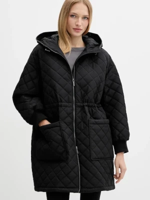Armani Exchange kurtka kolor czarny przejściowa oversize XW000682 AF16200