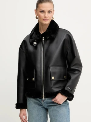 Armani Exchange kurtka kolor czarny przejściowa oversize XW000713 AF16389