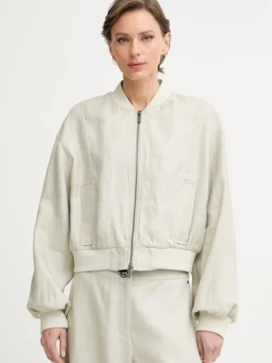 Armani Exchange kurtka przejściowa damska lniana