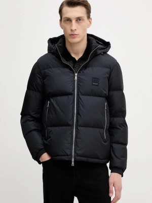 Armani Exchange kurtka puchowa granatowy