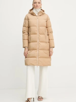 Armani Exchange kurtka puchowa kolor beżowy zimowa XW000251 AF12286