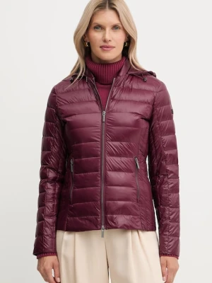 Armani Exchange kurtka puchowa kolor bordowy przejściowa XW001920 AF18757