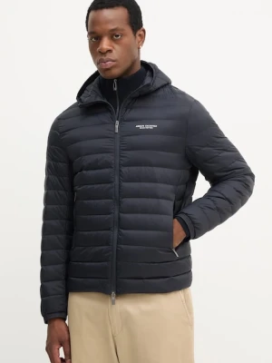 Armani Exchange kurtka puchowa kolor czarny przejściowa XM001577 AF16927
