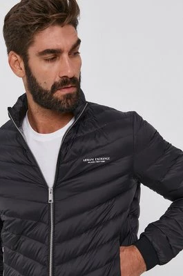 Armani Exchange kurtka puchowa męska kolor czarny zimowa 8NZB52 ZNW3Z NOS