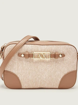Armani Exchange Listonoszka beżowy