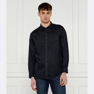 Armani Exchange Lniana koszula | Regular Fit