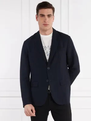 Armani Exchange Lniana marynarka | Regular Fit